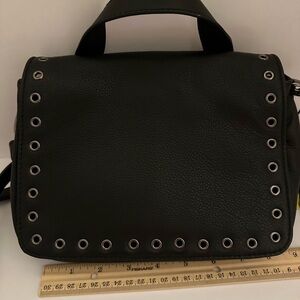 HADAKI Black leather handbag, brand new!